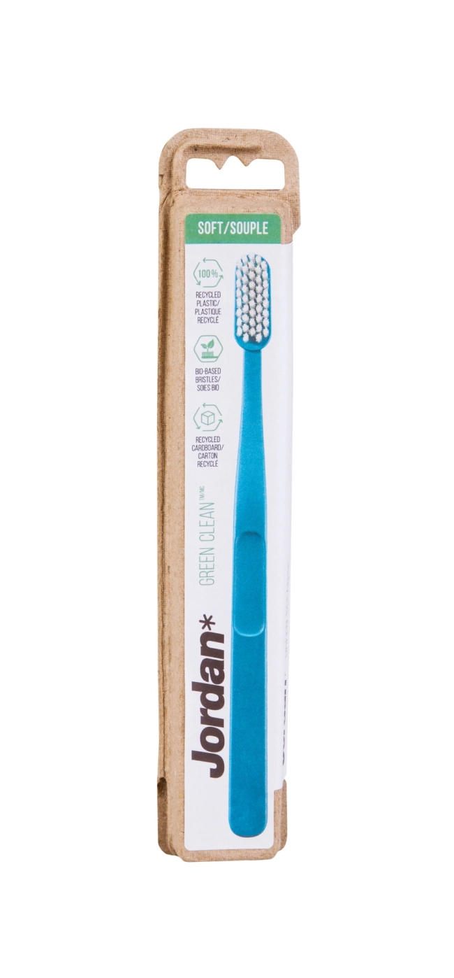 Jordan Green Clean Четка за зъби от рециклирана пластмаса Soft