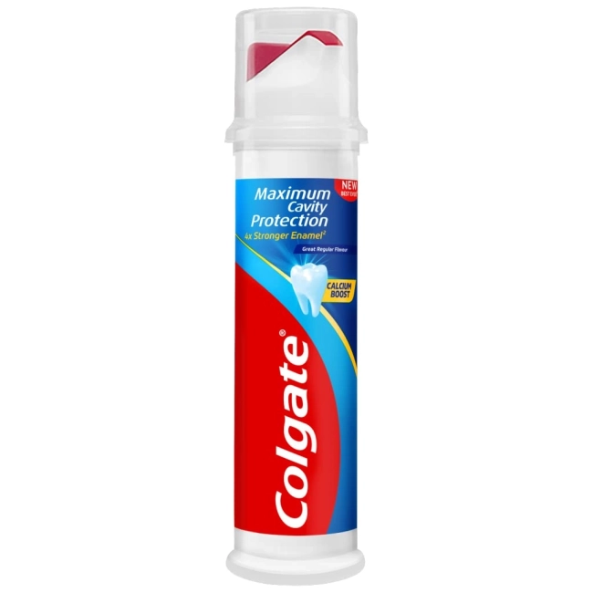 Colgate Caries Protection Pump Паста за зъби 100 мл