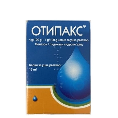ОТИПАКС КАПКИ ЗА УШИ 15МЛ