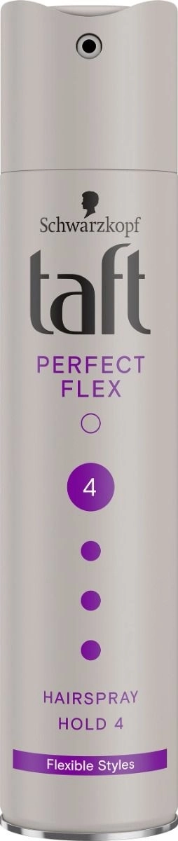 Taft Perfect Flex Лак за коса с еластин за ултра силна фиксация 250 мл