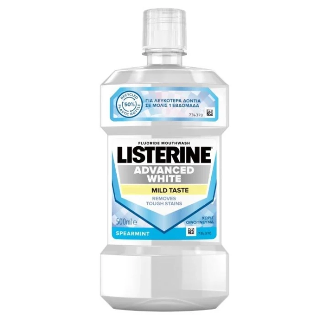 LISTER ADVAN.WHITE MILD 500 МЛ. ВОДА ЗА УСТА