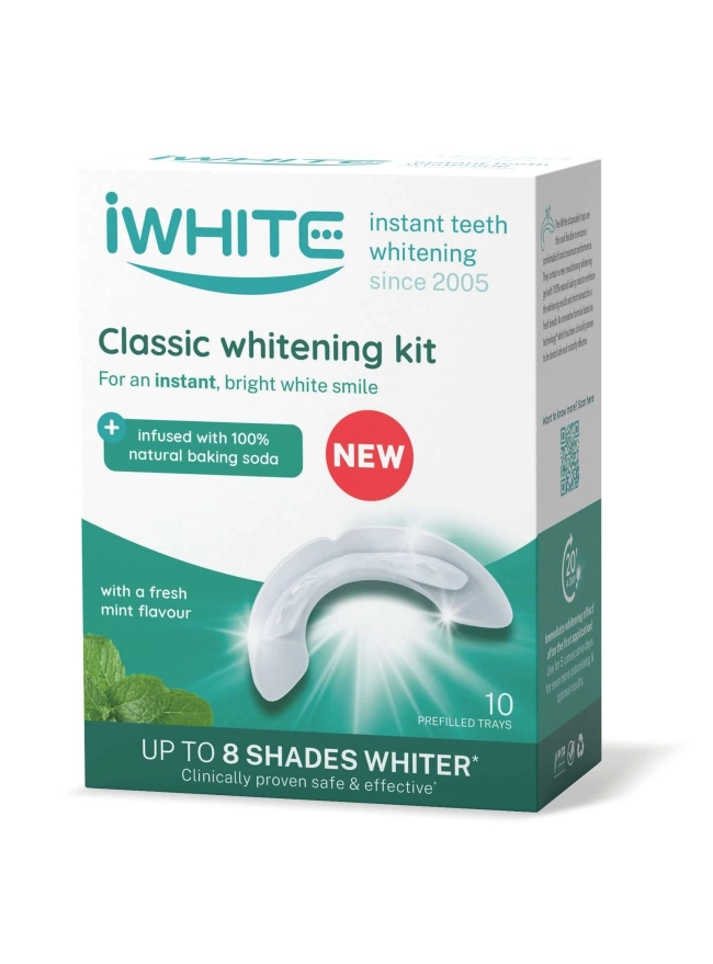 iWHITE Instant Гел-шини за незабавно избелване на зъбите 10 бр Комплект