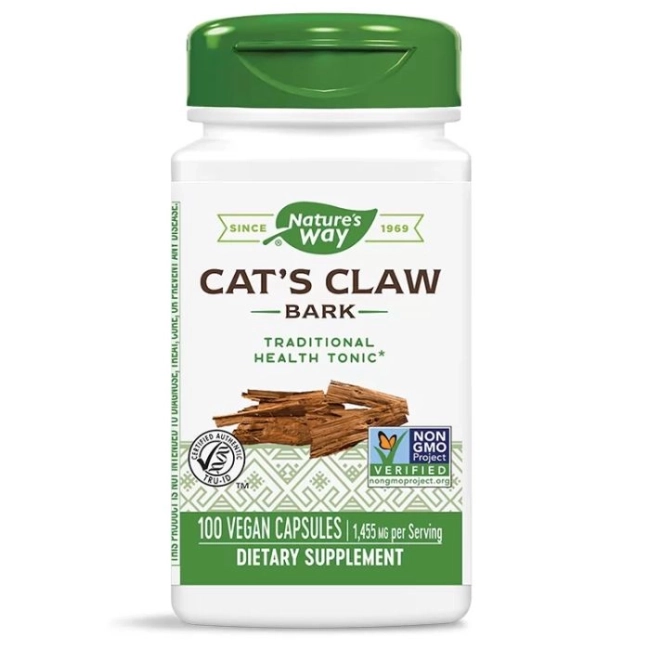 Nature’s Way Котешки нокът - Силен имунитет, 485 mg, 100 капсули