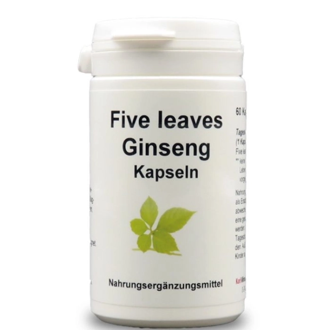 Karl Minck Five leaves Ginseng - Джиаогулан (Гиностема) 400 mg, 60 капсули