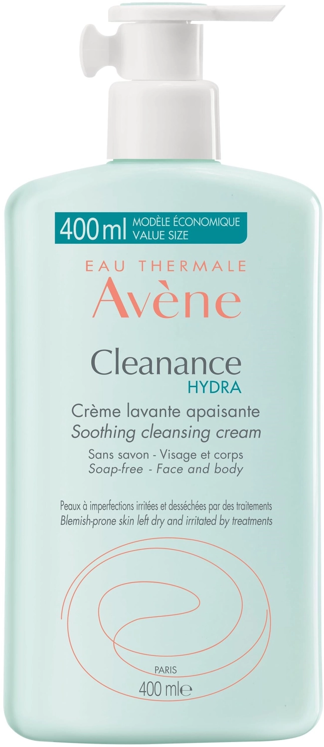 Avene Cleanance Hydra Успокояващ измиващ крем 400 мл с помпа