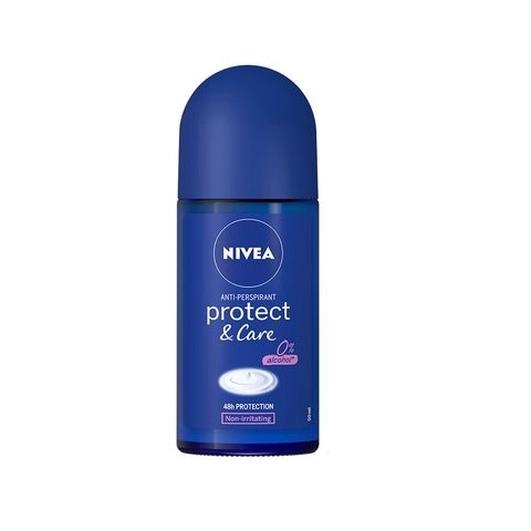 Nivea Protect & Care Дезодорант рол-он против изпотяване за жени 50 мл