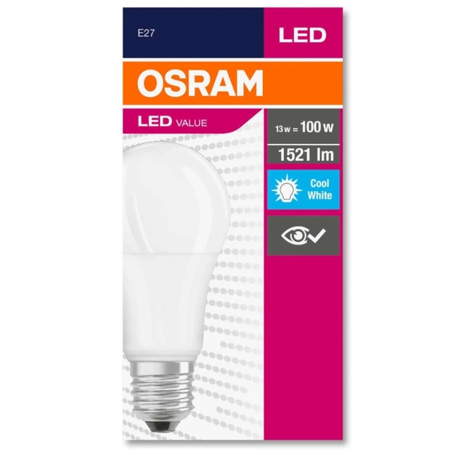 OSRAM LED крушка 13W 4000K E27 VALUE Classic