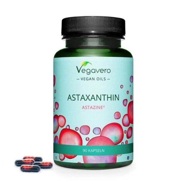 Vegavero Astaxantin Astazine® - Астаксантин, 90 капсули