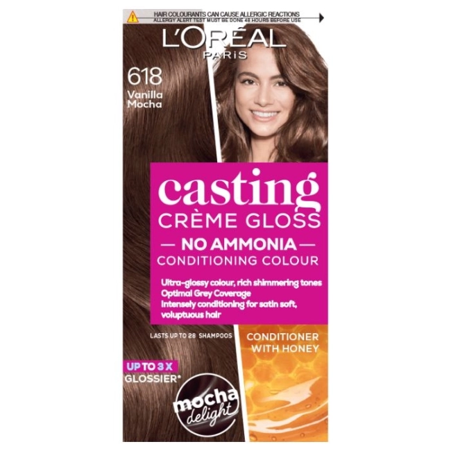 Loreal Casting Creme Gloss Боя за коса без амоняк 618 Vanilla Mocha