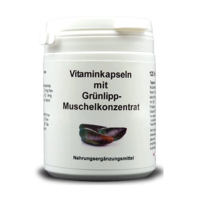 Karl Minck Vitaminkapseln mit Grünlipp-Muschelkonzentrat - Зеленоуста мида и витамини, 120 капсули