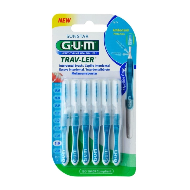 GUM Trav-Ler интердентална четка 1.6 мм х6 бр