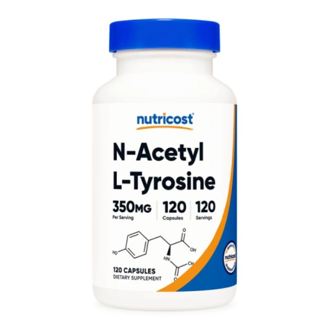 Nutricost Нервна система - Л-Тирозин, 180 капсули