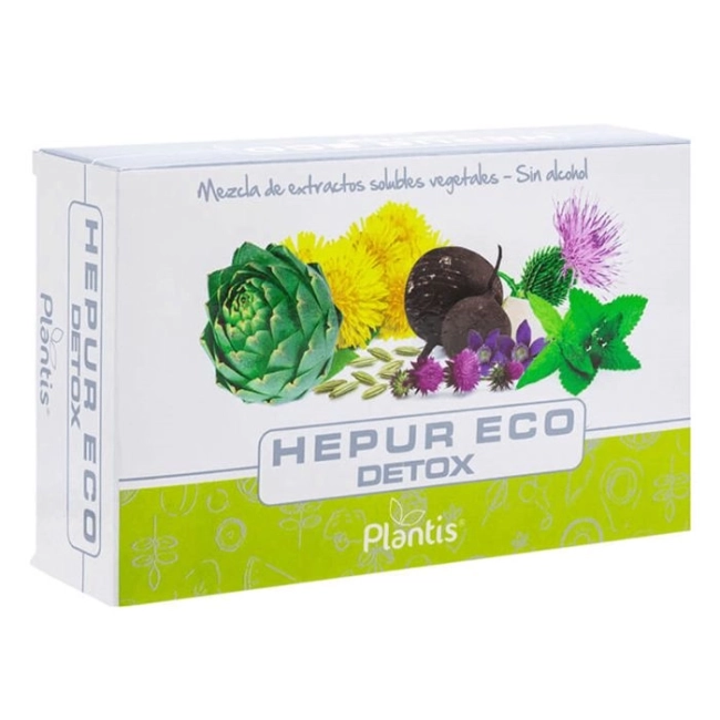 Artesania Agricola Hepur Eco Detox / Билков микс за детоксикация, 20 ампули за пиене