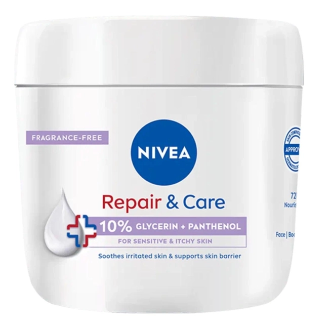 Nivea Repair & Care Крем с пантенол за чувствителна кожа 400 мл