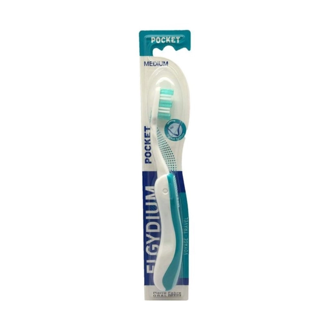 Elgydium Pocket Сгъваема четка за зъби Medium
