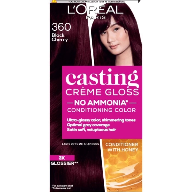 L'OREAL PARIS CASTING CREME GLOSS Боя за коса 360 Dark cherry
