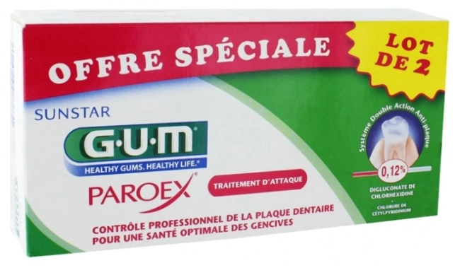 DUO GUM Paroex 0,12% Паста за зъби 2 x 75 мл