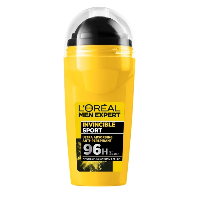 L’Oreal Men Expert Invincible Sport 96h Део рол-он против изпотяване за мъже 50 мл