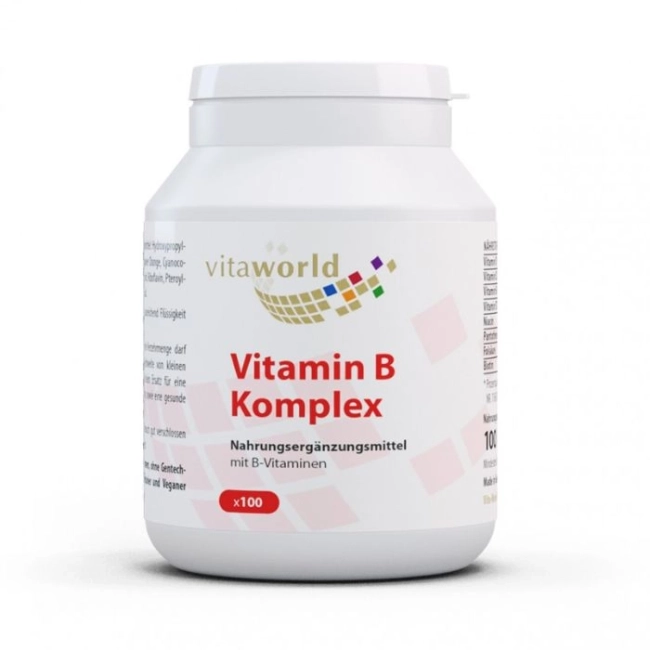 Vita World Vitamin B Komplex / Витамин B Комплекс, 100 капсули