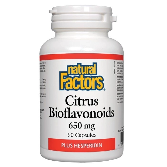 Natural Factors Citrus Bioflavonoids/ Цитрусови Биофлавоноиди + Хесперидин х 90 капсули