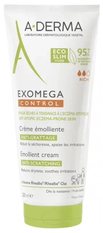 A-Derma Exomega Control Емолиентен крем 200 мл