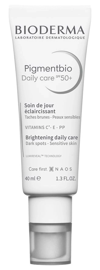 Bioderma Pigmentbio Изсветляващ дневен крем за лице против пигментации SPF50+ 40 мл