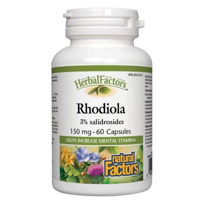 Natural Factors Rhodiola/ Златен корен 150 mg x 60 капсули