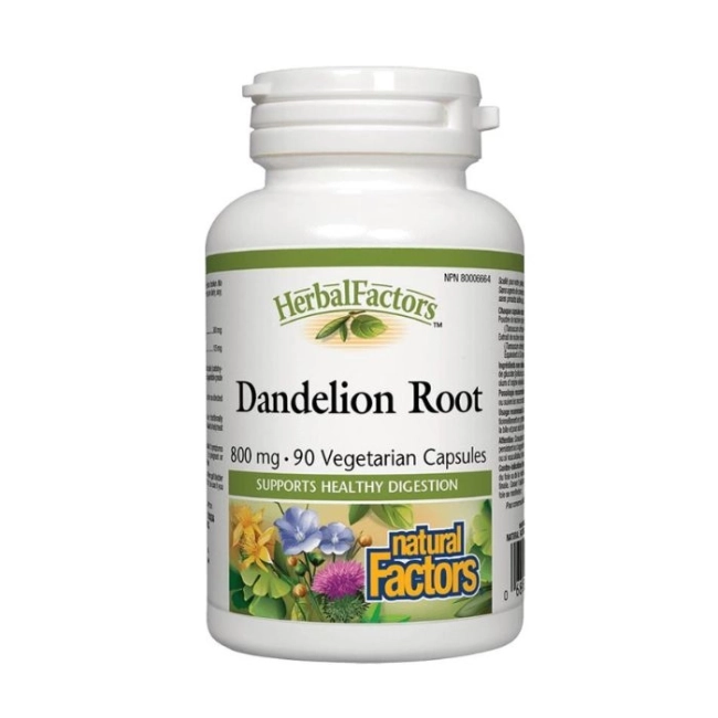 Natural Factors Dandelion Root/ Глухарче (корен) 425 mg x 90 софтгел капсули