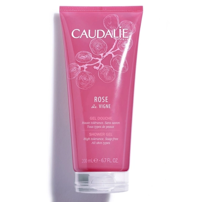 Caudalie Rose De Vigne Душ гел с алое, рози, ревен и мускус 200 мл