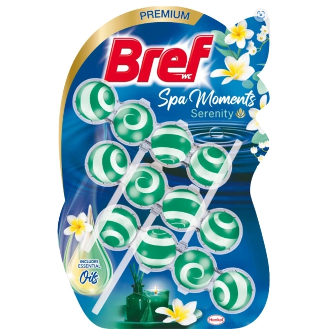 Bref Spa Moments Твърдо тоалетно блокче Serenity x 3 броя