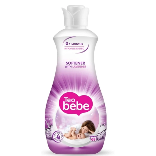 Teo Bebe Омекотител за бебешки и детски дрешки лавандула, 1.7 л.