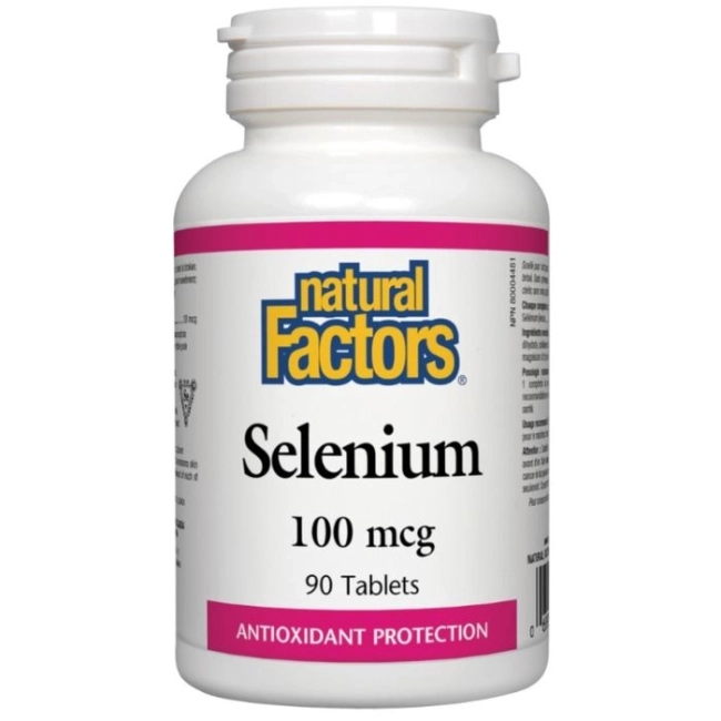 Natural Factors Selenium/ Селен 100 mcg x 90 таблетки