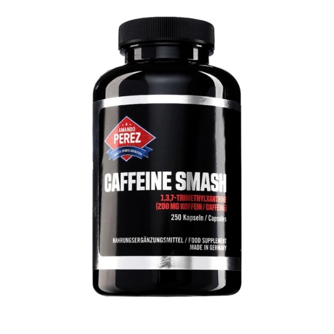 Vitabay Caffeine Smash (1,3,7-Trimethylxanthine) / Кофеин, 200 mg, 250 капсули