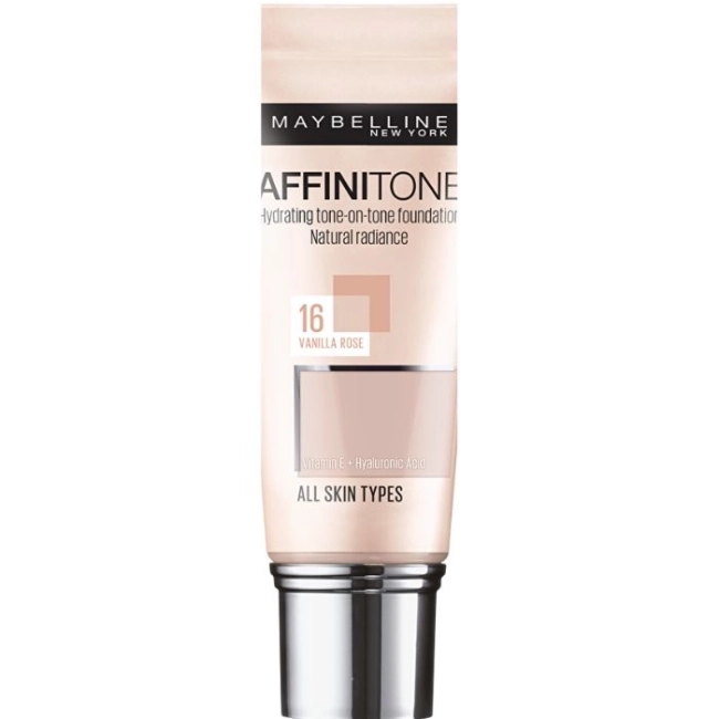 MAYBELLINE NEW YORK AFFINITONE Фон дьо тен 16 VANILLA ROSE, 30 мл.