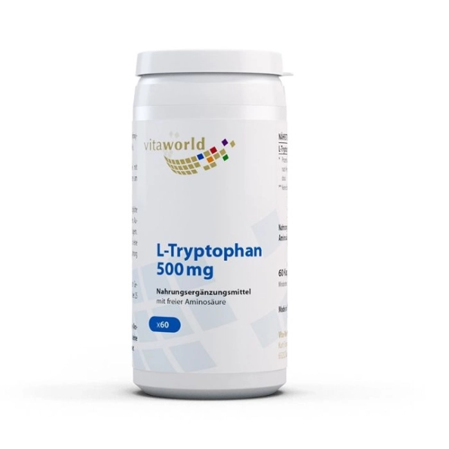 Vita World Проблеми със съня - Л-Триптофан, 500 mg x 60 таблетки