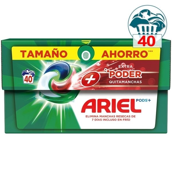 Ariel All in 1 Pods Extra Power Капсули за пране 40 пранета