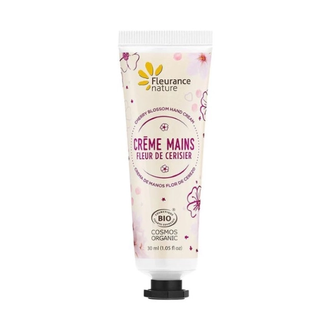 Fleurance Nature Крем за ръце с екстракт от черешов цвят, масло от Ший и Алое Вера, 30 ml