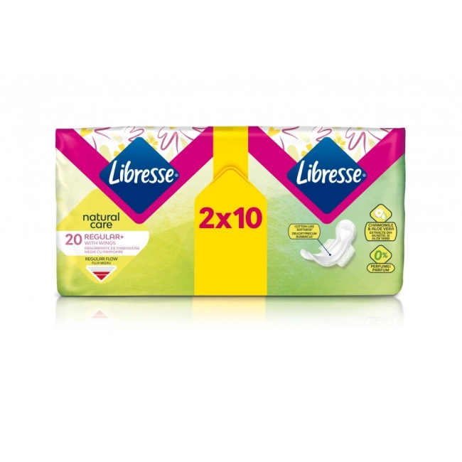 Libresse Natural Care Normal DUO Ежедневни превръзки 2x10 броя