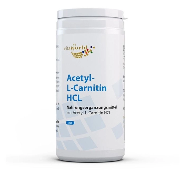 Vita World Енергиен метаболизъм - Ацетил-Л-Карнитин HCL, 120 капсули