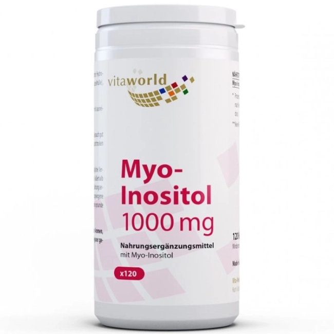 Vita World Myo-inositol / Мио-инозитол 1000 mg, 120 капсули