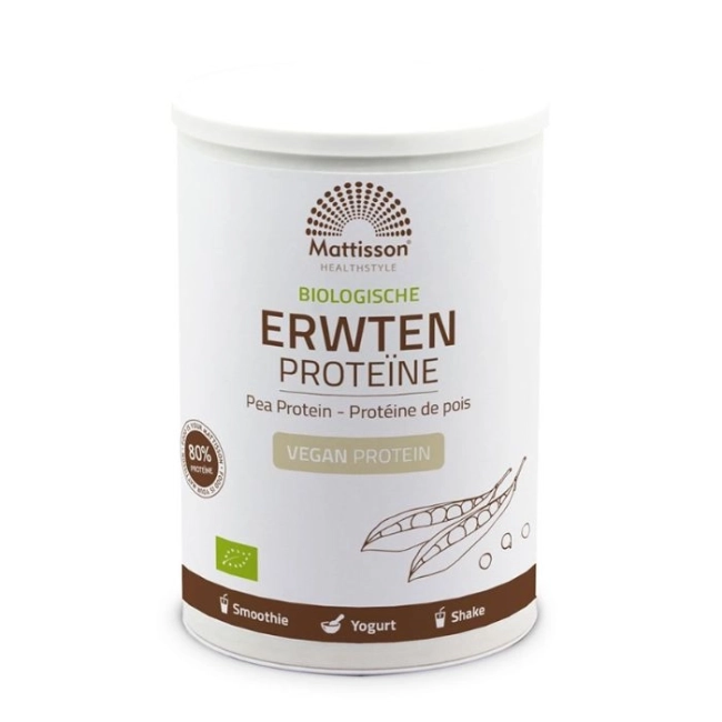 Mattisson Healthstyle Грахов протеин Био, 350 g прах