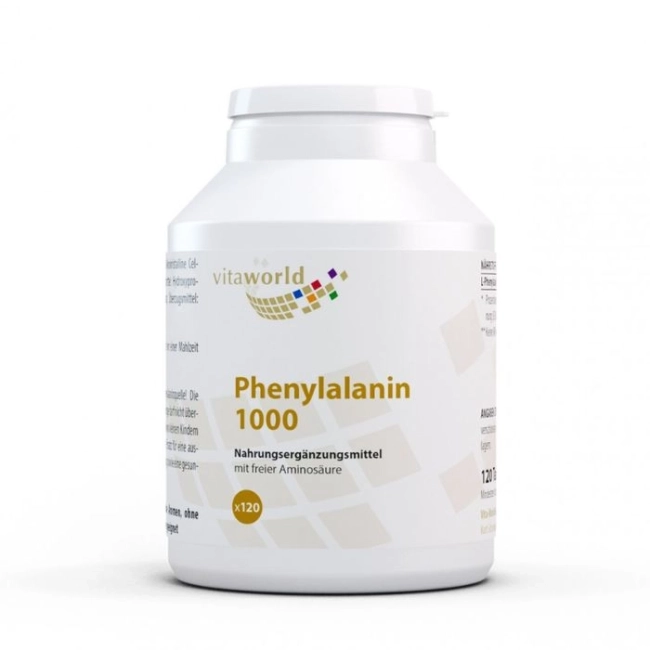 Vita World Phenylalanin / Фенилаланин 1000 mg, 120 таблетки