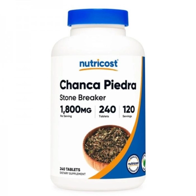 Nutricost Черен дроб и бъбреци - Чанка Пиедра 900 mg, 240 таблетки