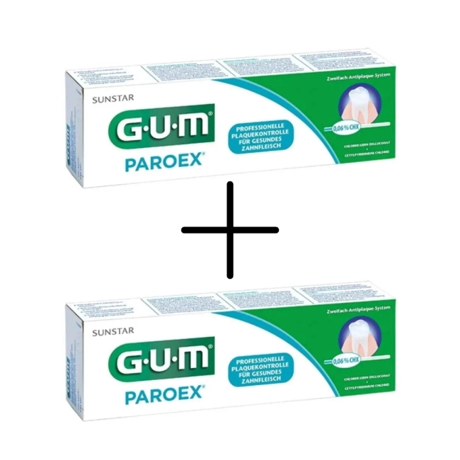 DUO GUM Paroex Паста за зъби 0.06% 75 мл 2 броя