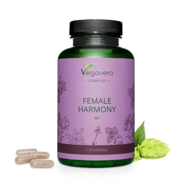 Vegavero Билков комплекс за жени 50+ - Femalе Harmony 50+, 120 капсули, 100% Vegan