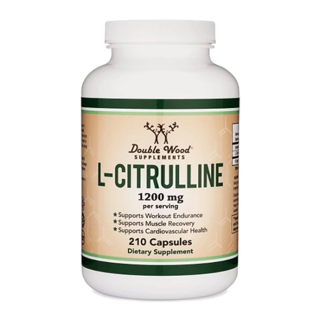 Double Wood L-citrulline / Л-цитрулин, 210 капсули