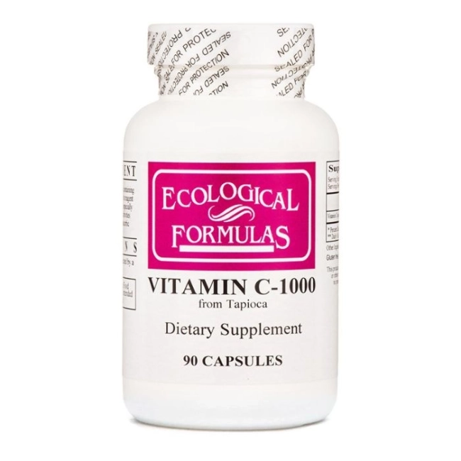 Ecological Formulas Витамин С от Тапиока - 1000 mg, 90 капсули