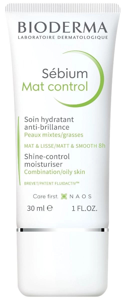 Bioderma Sebium Mat Control Матиращ хидратиращ крем за комбинирана и мазна кожа 30 мл