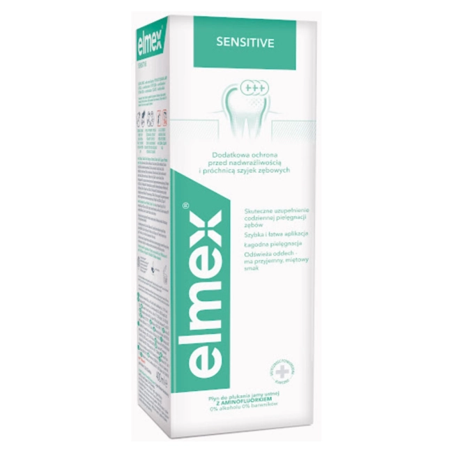 Elmex Sensitive Вода за уста за защита от кариес за чувствителни зъби 400 мл