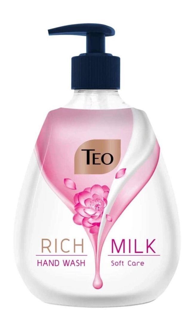 Teo Rich Milk Soft Care Хидратиращ течен сапун с глицерин - помпа 400 мл